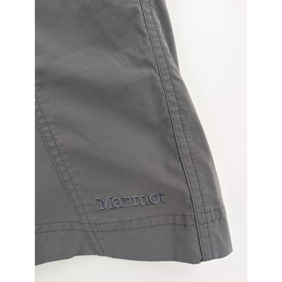 Marmot Gray Hiking Riley Skirt size 6 Stretch Pockets Outdoor Nylon Spandex - Picture 7 of 8